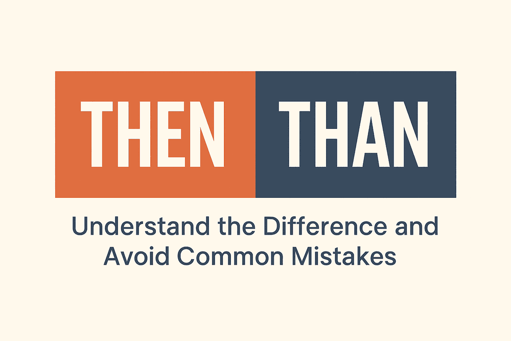 “Then vs Than – Timeline vs Comparison”